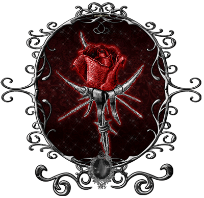 Gif animé gothique rose